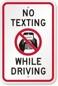 No-Texting-While-Driving-Sign-K-7299